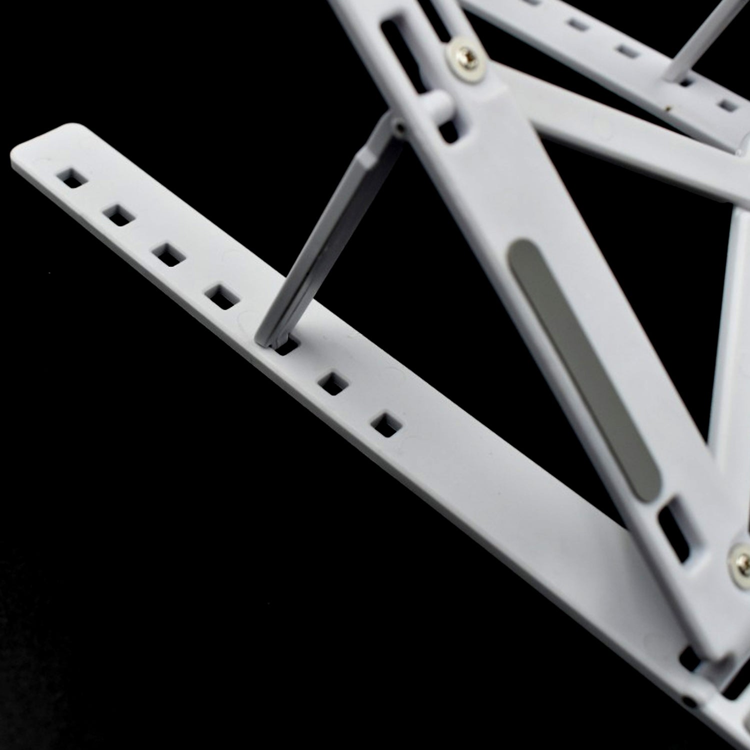 Adjustable Ergonomic Foldable Portable, Holder Riser Tablet Stand Plastic (Use In 14 inch Laptop)